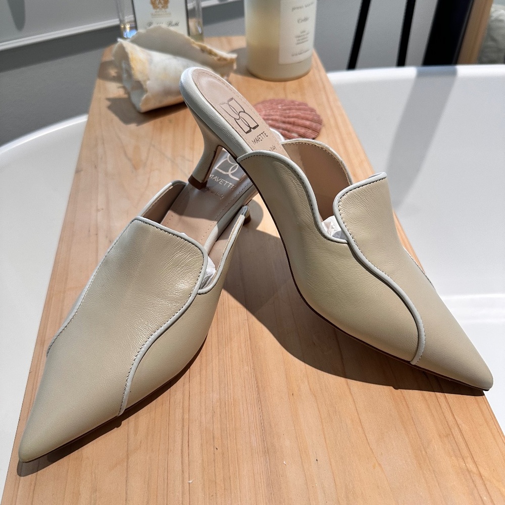 MAVETTE shoes!! Fiona Kitten Mule, Made in Italy, SOLD OUT ONLINE.